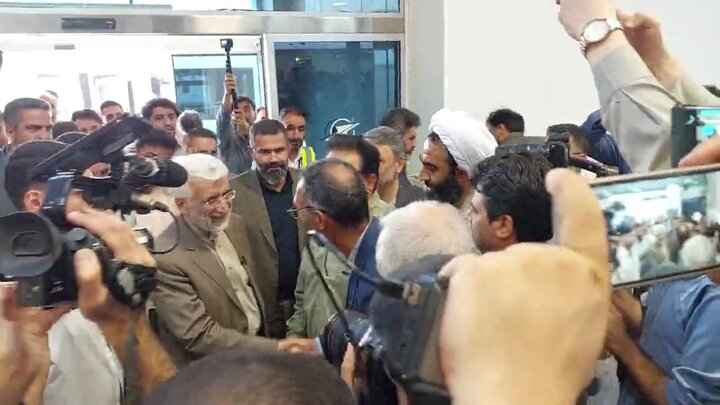 جلیلی در مصلی تهران حاضر شد+عکس