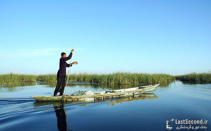 تصویر تماشایی از تالاب کیاکلایه لنگرود +عکس