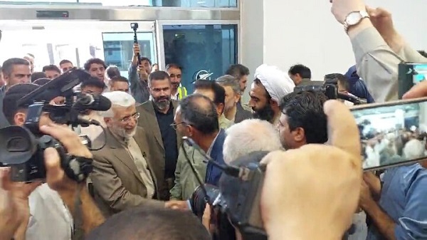 تصاویر منتشر شده از جمعیت استقبال کننده از جلیلی در مصلی تهران 