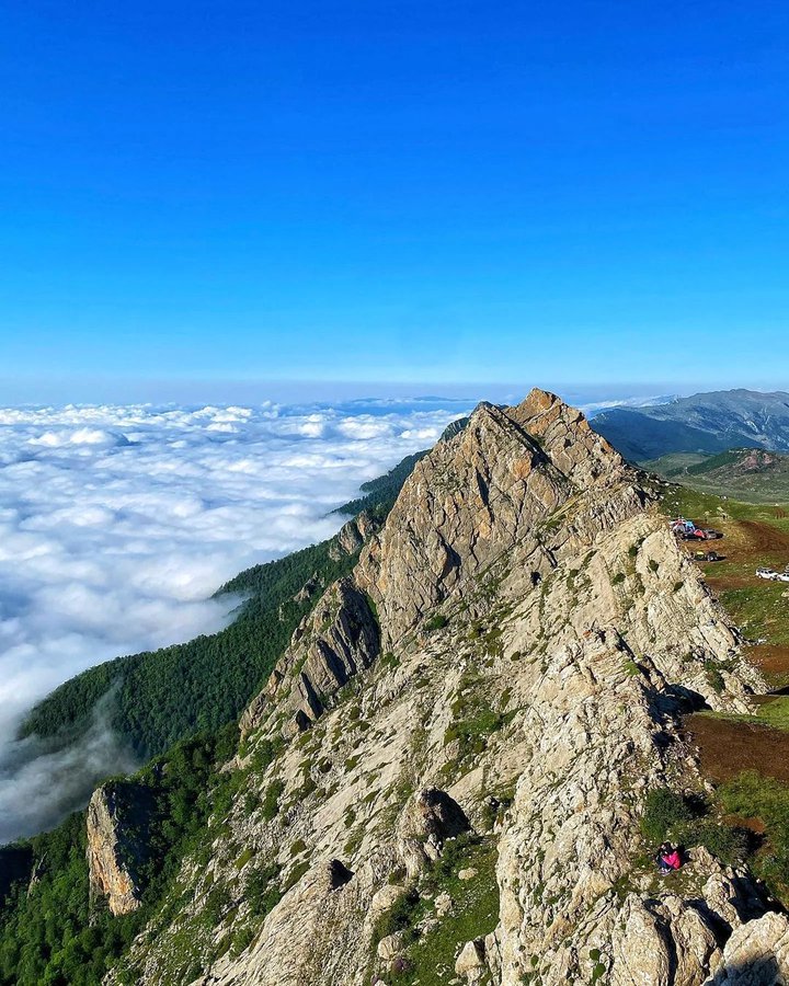 تصویر رویایی از ارتفاعات اوپرت، مرز بین استان سمنان و مازندران