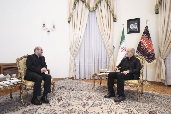 سردار حسین دهقان با رئیس جمهور منتخب دیدار کرد+عکس
