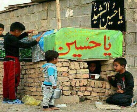 تصویر دوست داشتنی از یک هیئت عزاداری بی ‌ریا+عکس