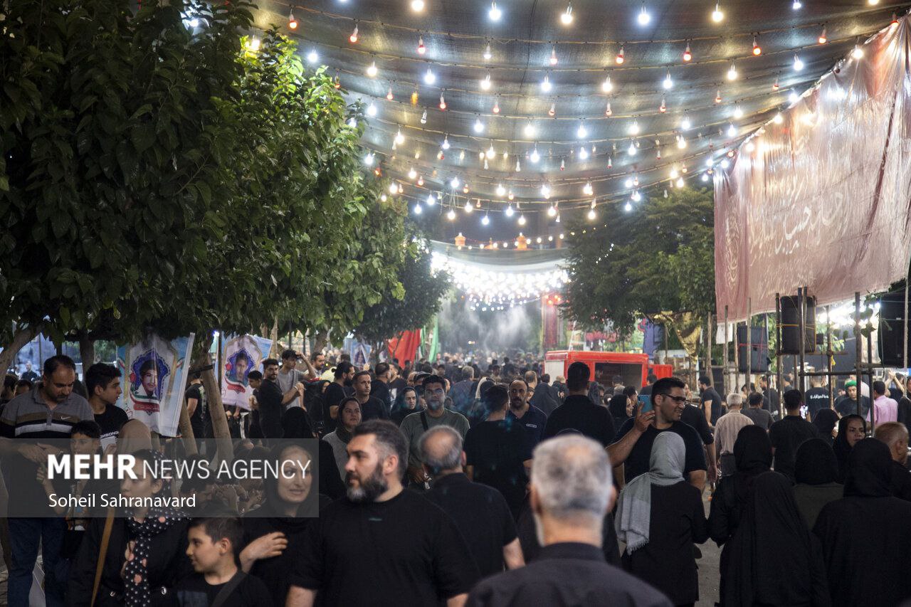 موکب‌های حسینی در دولت‌آباد تهران + عکس