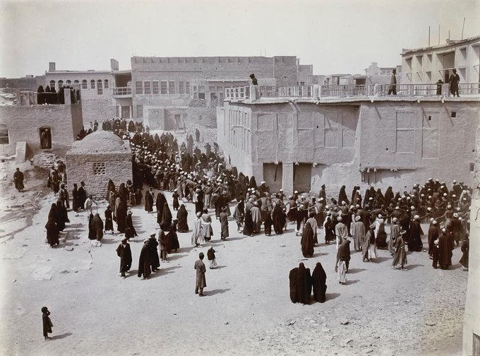 تصویر قدیمی از عزاداری ماه محرم در بوشهر سال ۱۲۸۸+عکس