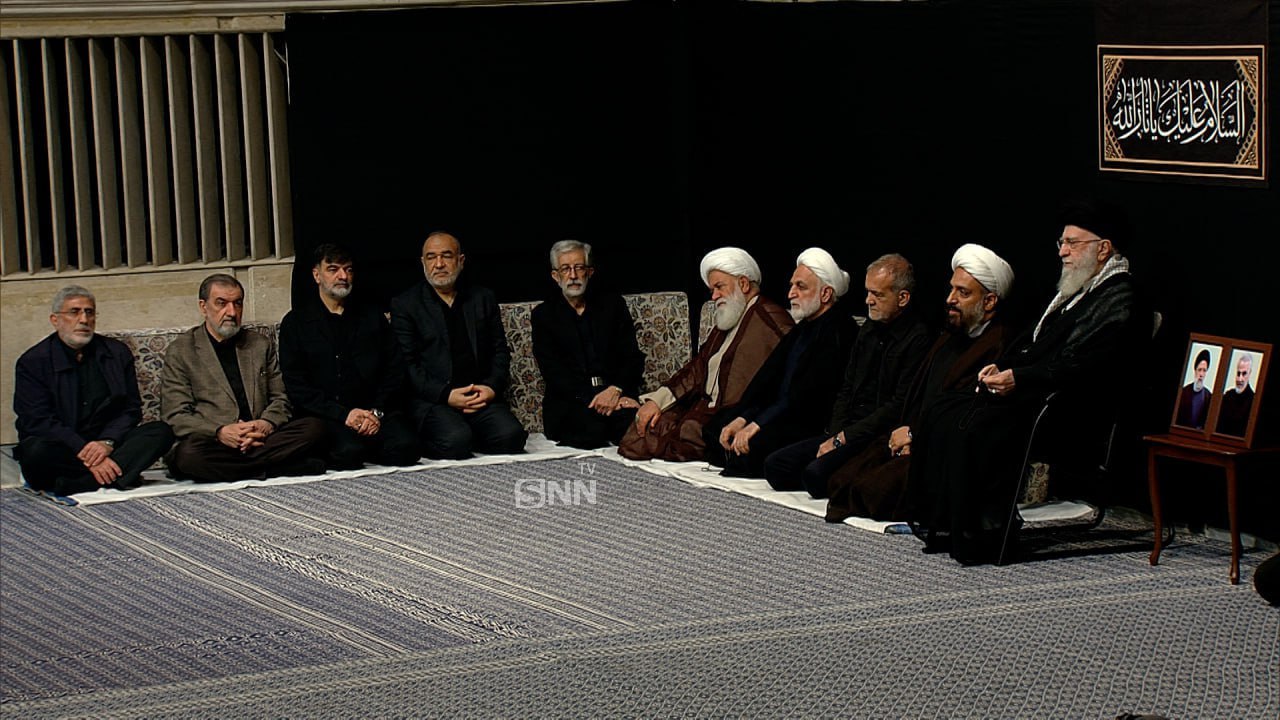 مسعود پزشکیان در مراسم شام غریبان حسینیه امام خمینی (ره)