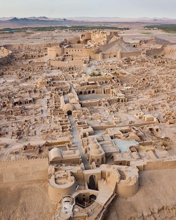 تصویر هوایی دیدنی از ارگ بم+عکس
