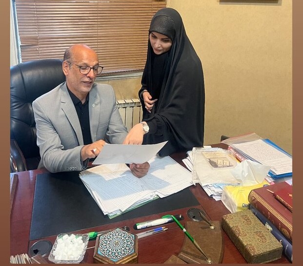 عکسی از شغل جدید مژده لواسانی؛ مجری تلویزیون
