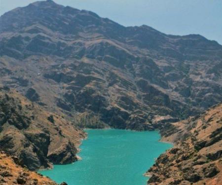  نمایی زیبا از سد کرج از فراز کوه‌های جاده چالوس +عکس