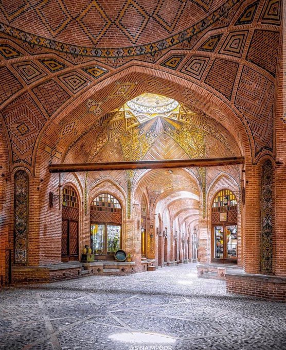 تصویر دل انگیز از کاروانسرای سعدالسلطنه قزوین +عکس