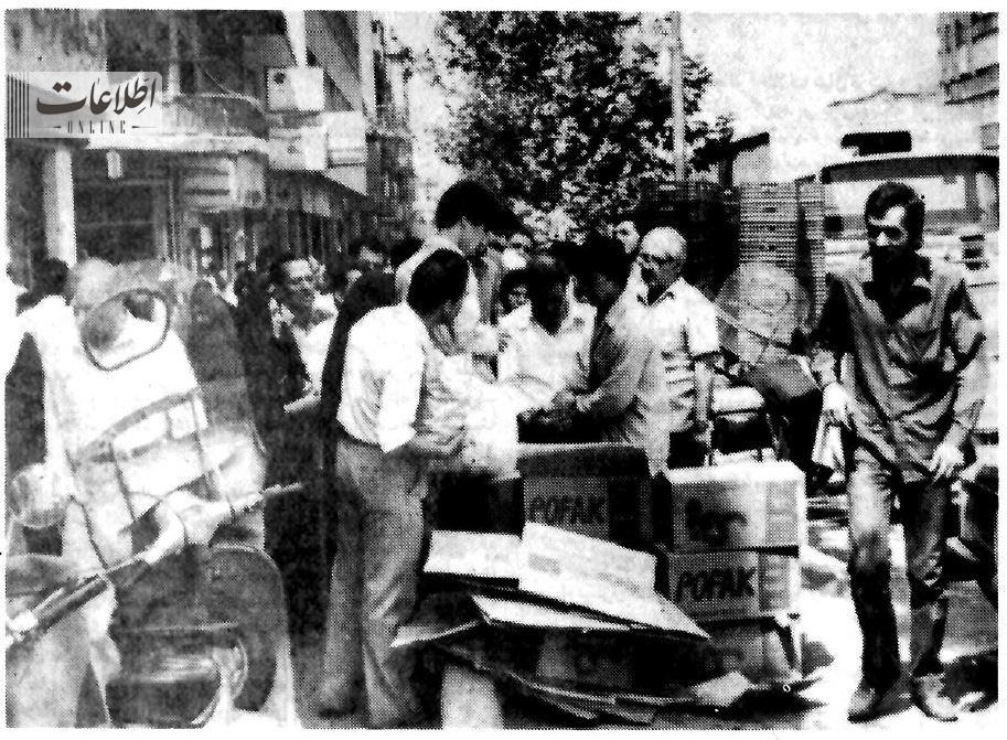 صف پفک در تهران خبرساز شد+عکس