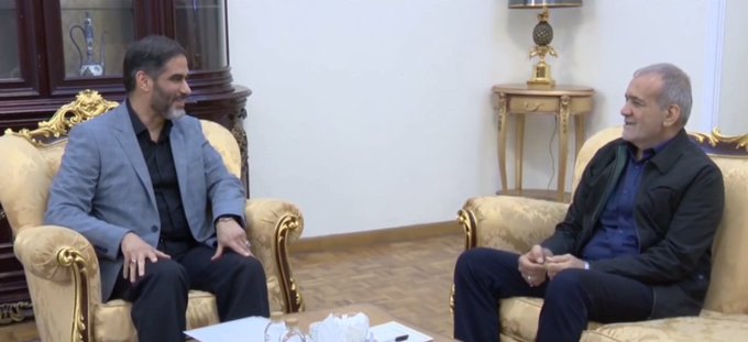 دیدار سعید محمد با رئیس جمهور منتخب+عکس