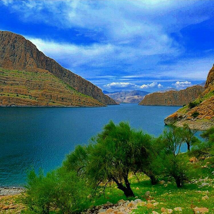 دریاچه سد کارون از بزرگترین و زیباترین دریاچه‌های ایران+عکس