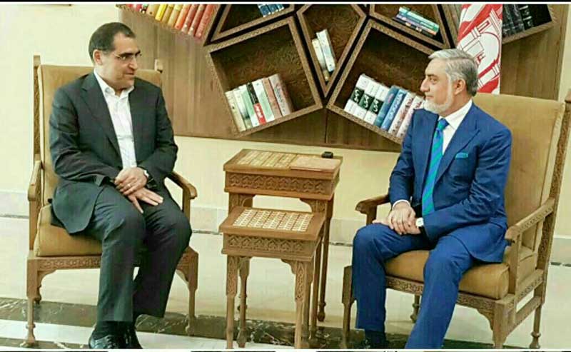 دیدار وزیر بهداشت با عبدالله عبدالله + عکس