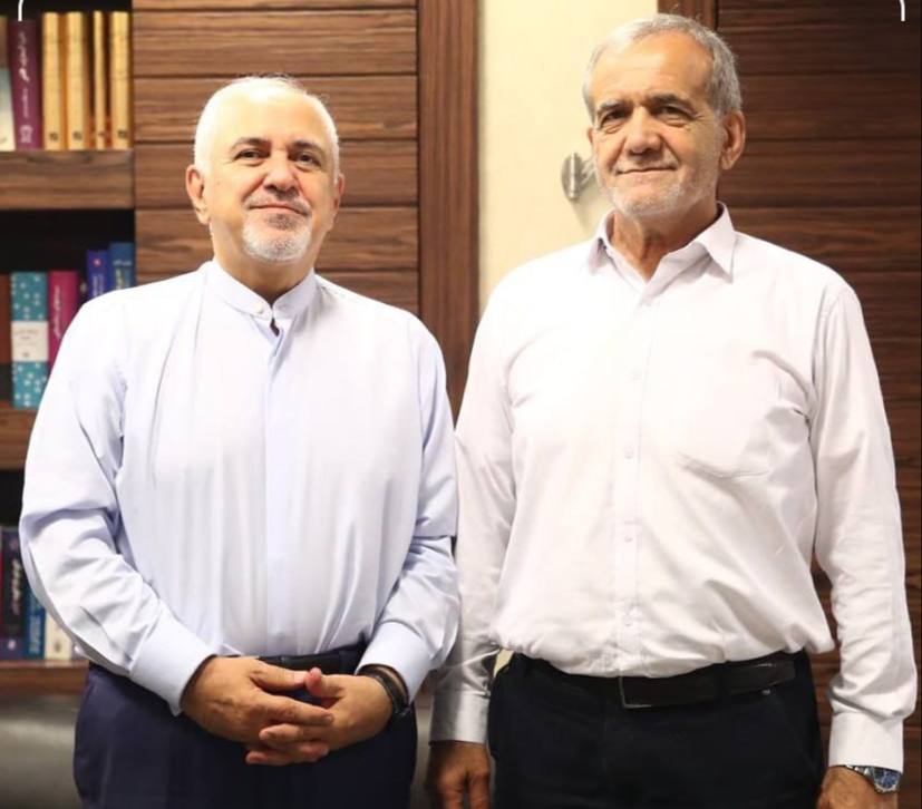 حکم جدید رئیس جمهور پزشکیان برای ظریف+عکس