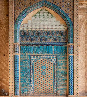 آبی زیبای مسجدجامع نطنز