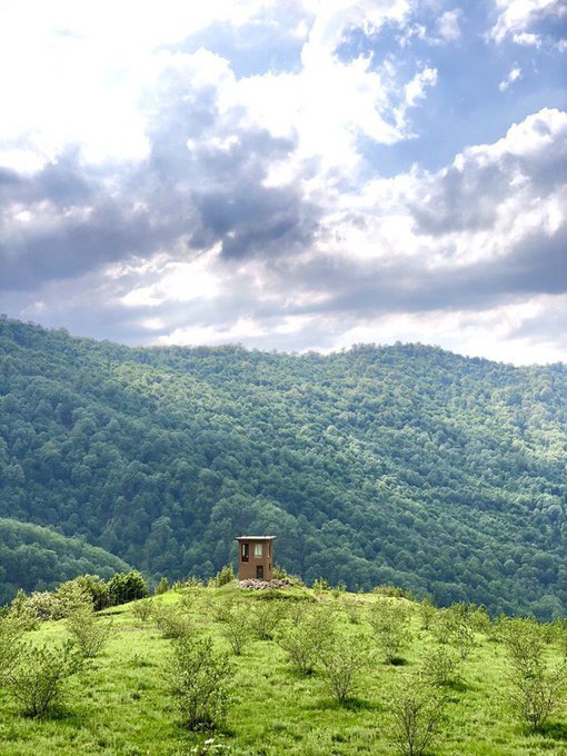 تصویر دیدنی از ارتفاعات گلستان زیبا