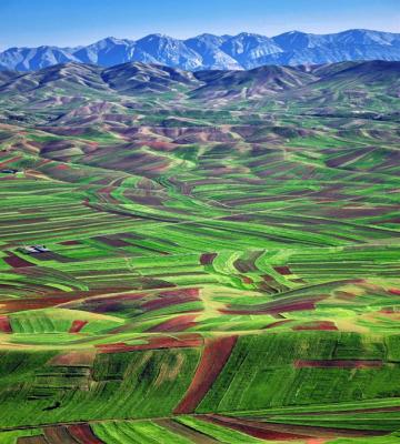 تصویر هوایی دیدنی از لرستان