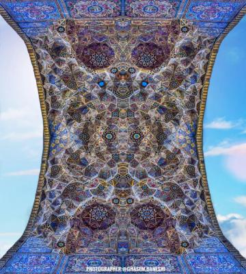 جادوی رنگ‌ها در کاشی‌کاری مسجد نصیرالملک شیراز
