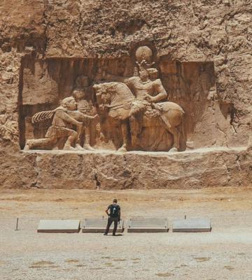 تصویر دیدنی از نقش رستم فارس