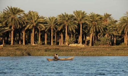 قایق سواری در آبادان خوزستان