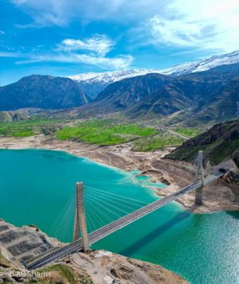 پل سه بلوطک دهدز استان خوزستان این چنین زیباست