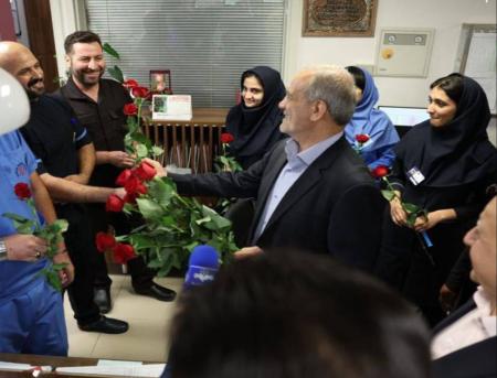 بازدید رئیس‌جمهور از مرکز قلب تهران