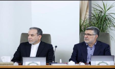 قاب دونفره از دکتر عراقچی و دکتر ظفرقندی در هیئت دولت