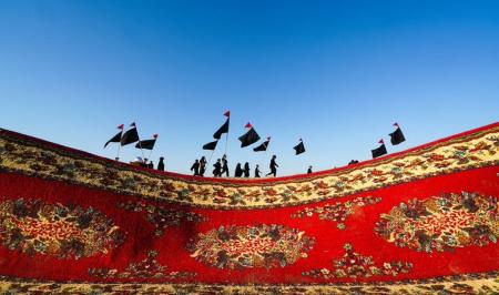 تصویر بسیار زیبا از پیاده روی اربعین که تا به حال ندیده‌اید
