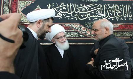 حضور رئیس دفتر رئیس جمهور در مراسم روضه آیت الله نوری همدانی