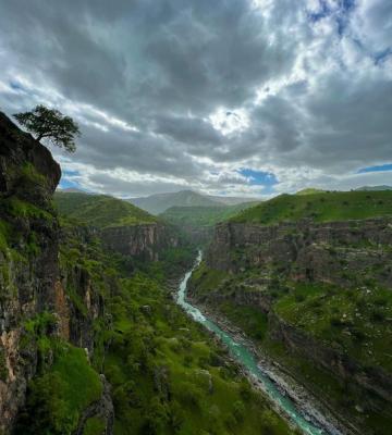 تصویر رویایی از مرز ایران و عراق