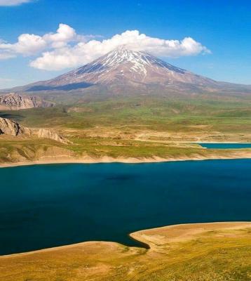 دماوند زیبا از زاویه‌ای که تا به حال ندیده‌اید