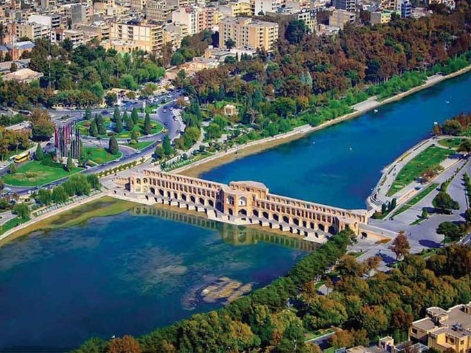 اصفهان زیبا از نمایی تازه+عکس
