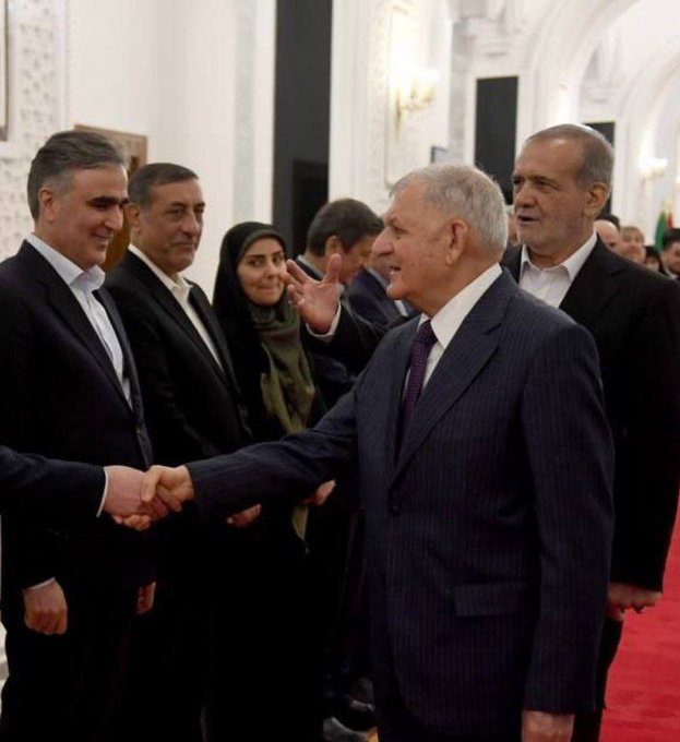 همراهی دکتر قائم پناه معاون اجرایی رییس جمهور در سفر دکتر پزشکیان به عراق 