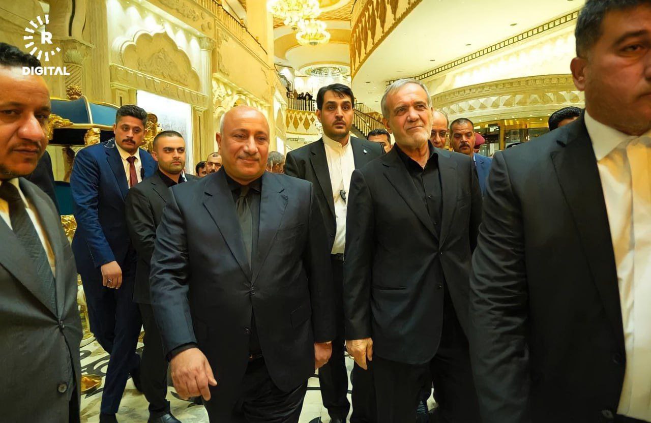  تصاویری از دیدار مسعود پزشکیان با احمد الاسدی وزیر کار عراق