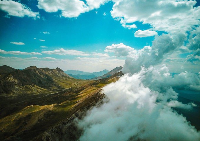 تصویر رویایی از جنگل ابر استان سمنان