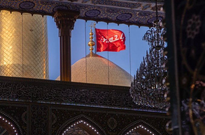 صبح تماشایی در حرم امام حسین (ع) +عکس