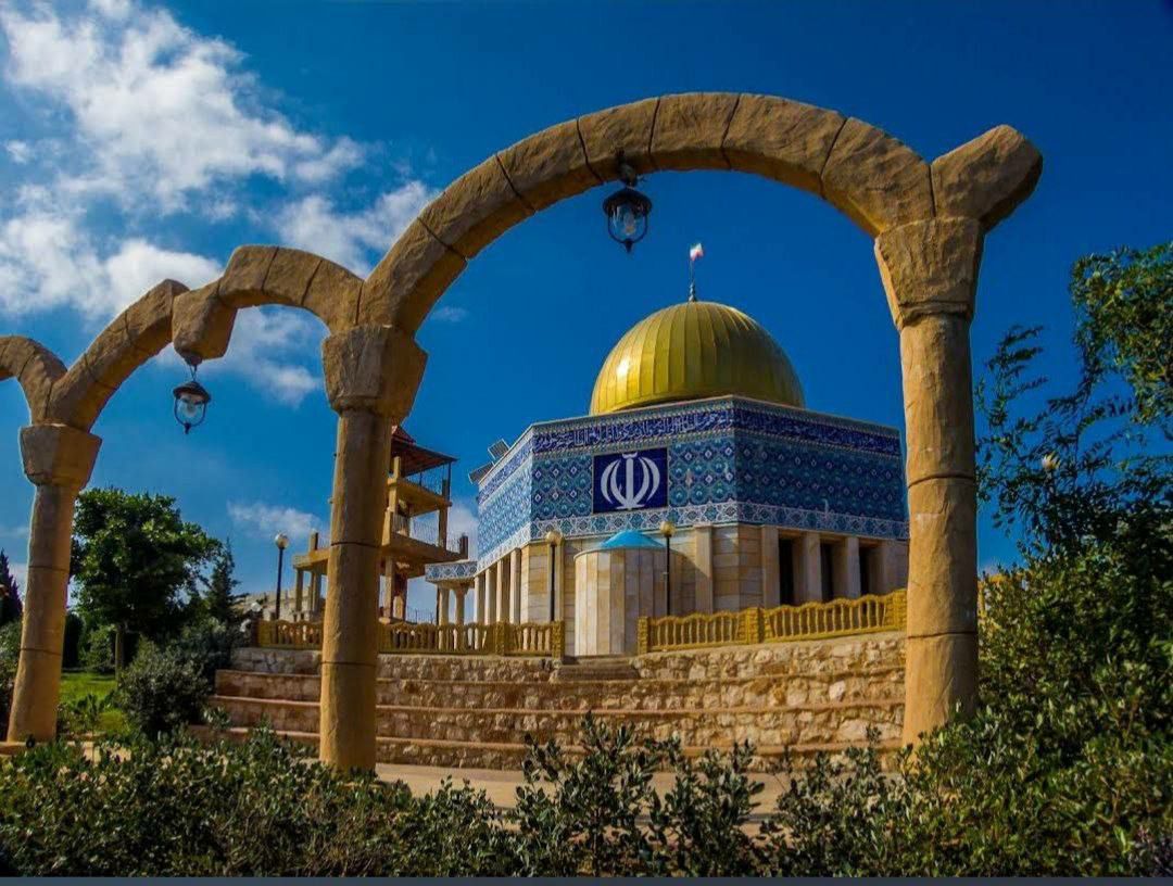 نماد مسجد الاقصی در پارک تپه مارون الراس قبل و بعد از تصرف اسرائیل +عکس
