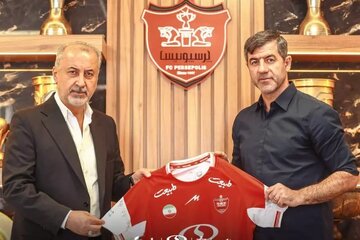  واکنش هافبک پرسپولیس به بازگشت کریم باقری+ تصویر