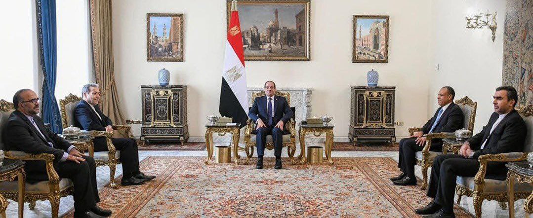 قابی از دیدار عراقچی با رئیس جمهور مصر+عکس
