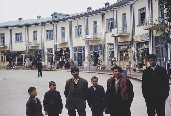 چشم‌اندازی از میدان اصلی بابلسر در دهه ۳۰+عکس