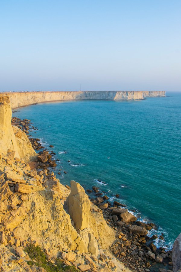 تصویری از ساحل بریس چابهار در پاییز