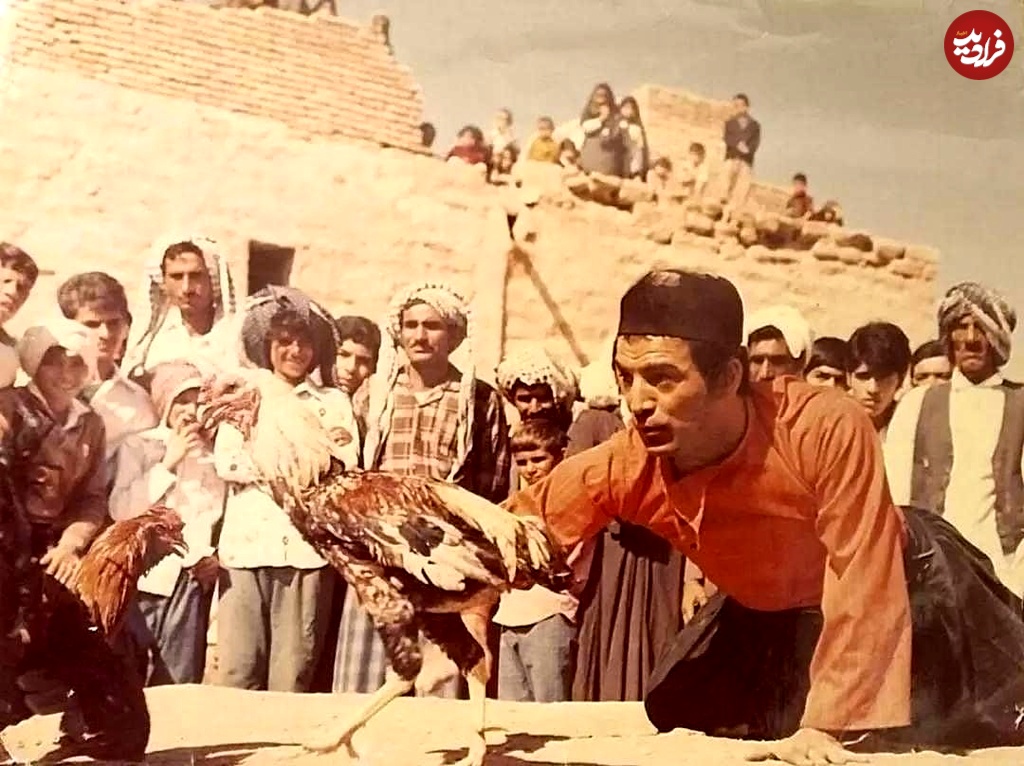 تصویری دیده‌نشده از سعید راد در فیلم خروس+عکس