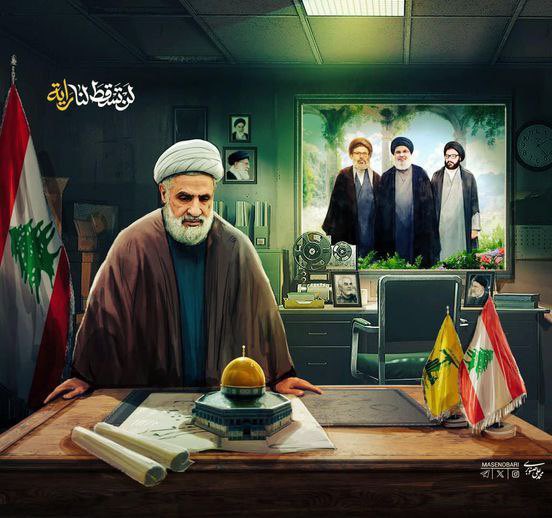 مرد ایستاده در میدان  وارث و امین خون شهداء +عکس