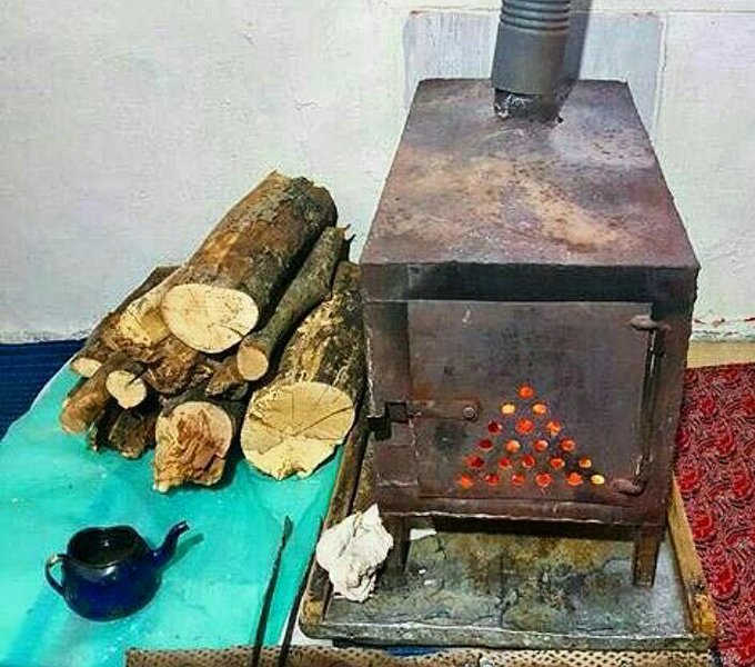 تصویری نوستالژیک از بخاری‌های قدیمی