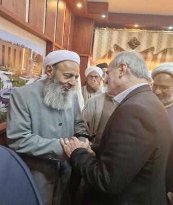 قاب خاص و صمیمی از پزشکیان و مولوی عبدالحمید 