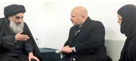 دیدار صادرکننده حکم بازداشت نتانیاهو با آیت‌الله سیستانی 