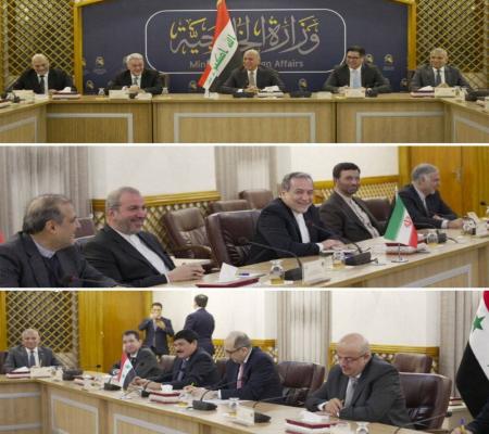 آغاز نشست سه جانبه ایران، عراق و سوریه در بغداد