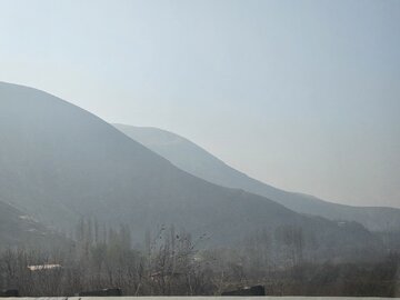 تصاویری غمناک از هوای ارتفاعات بند ارومیه 