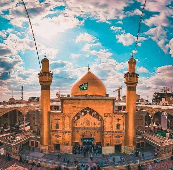 تصویری ملکوتی از حرم امام علی (ع) +عکس