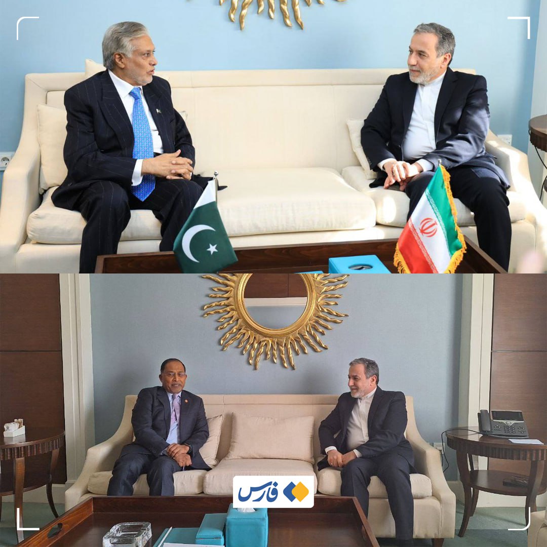 دیدار عراقچی در قاهره با وزیر خارجهٔ پاکستان و وزیر آموزش مالزی 